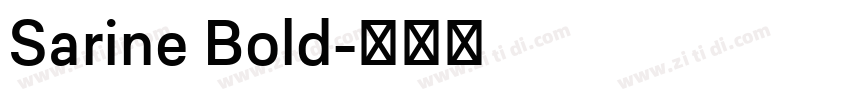 Sarine Bold字体转换
